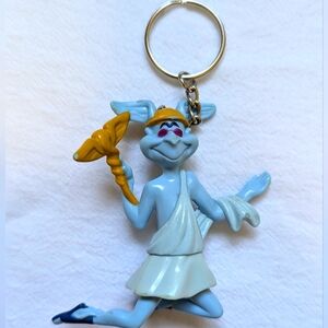 3/$15 Vintage Disney Hermes Hercules Upcycled Keychain
